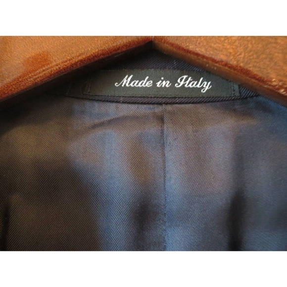 Barney's men suit navy flannel /white stripes 40R - Picture 5 of 8